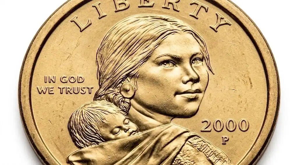 2000-P Sacagawea dollar coin